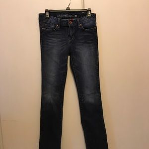 Guess bootcut dark blue jeans